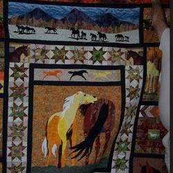 Horsing Aound Cla2210288Q Quilt Blanket and Home Decor