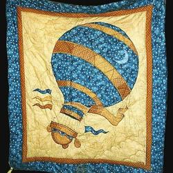 Hot Air Balloon Cla1510220Q Quilt Blanket and Home Decor