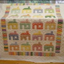 Houses And Barns Cla2110314Q Quilt Blanket and Home Decor