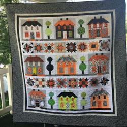 Houses Cla1910319Q Quilt Blanket and Home Decor