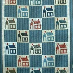 Houses Cla1910325Q Quilt Blanket and Home Decor