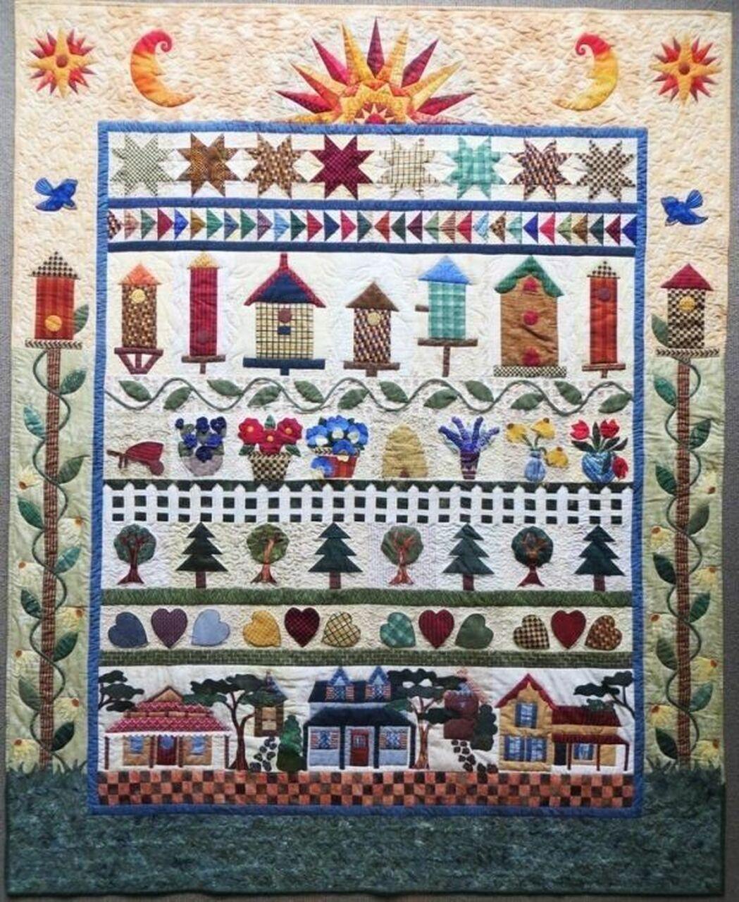 Houses Cla1910330Q Quilt Blanket and Home Decor
