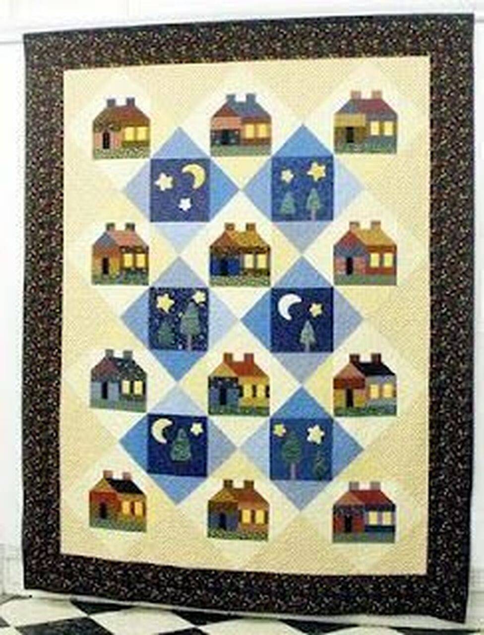 Houses Cla1910338Q Quilt Blanket and Home Decor