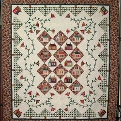 Houses Cla2210290Q Quilt Blanket and Home Decor