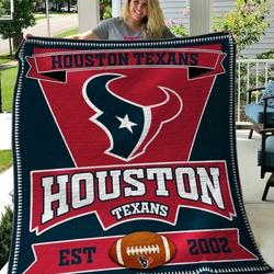 Houston Texans Quilt Blanket 06 and Home Decor