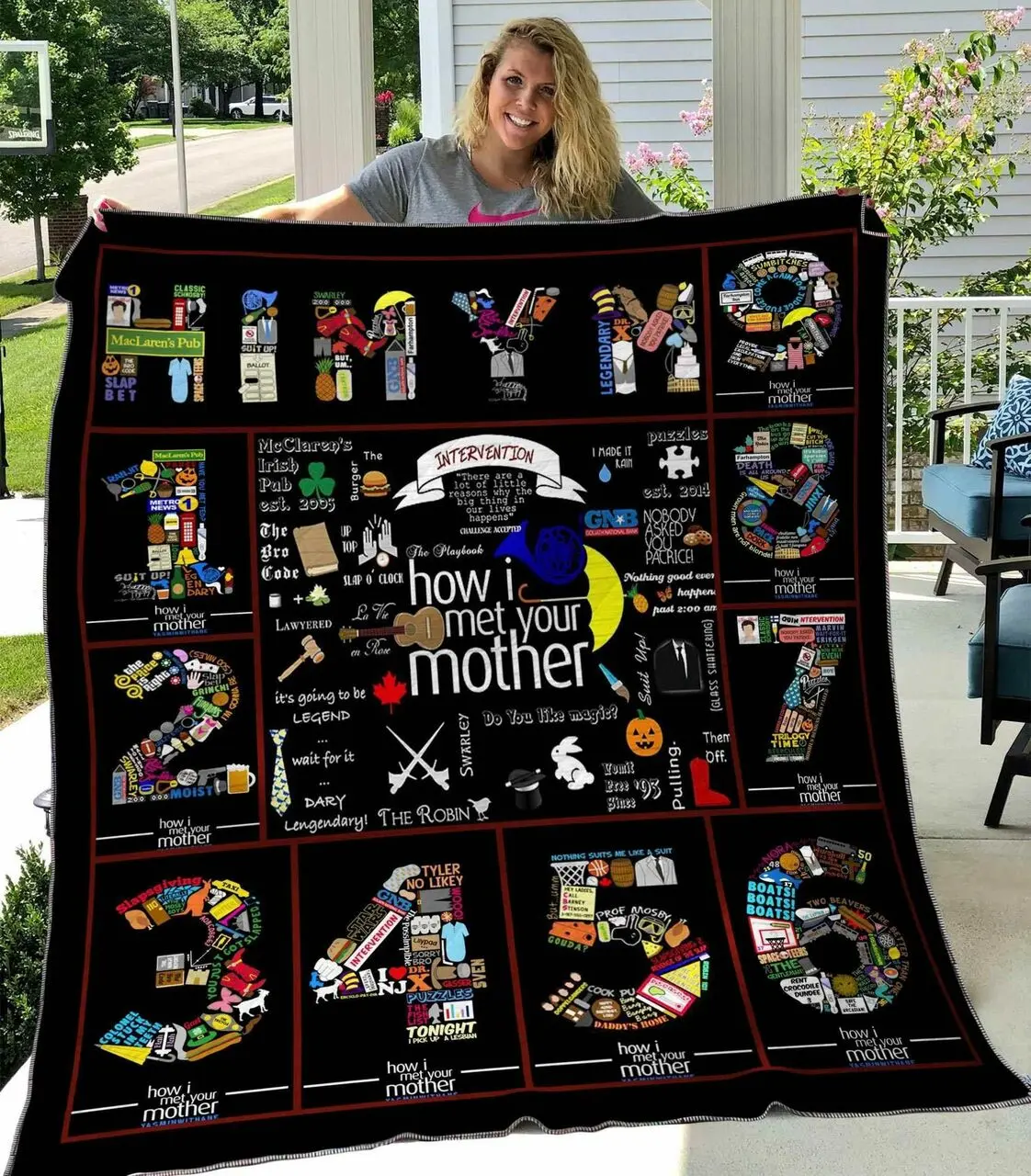 How I Met Your Mother Blanket Th2906 Quilt and Home Decor