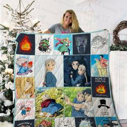 Howl S Moving Castle Quilt Blanket 02287 and Home Decor