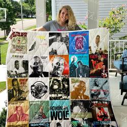 Howlin’ Wolf Quilt Blanket 01016 and Home Decor