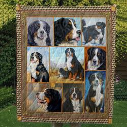 Hp Bernese Mountain Dog Loyal Quilt Blanket Dhc09122261Dd and Home Decor