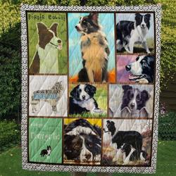 Hp Border Collie Energetic Quilt Blanket Dhc09122301Dd and Home Decor