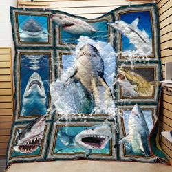 Huge Shark Lover Quilt and Home Decor