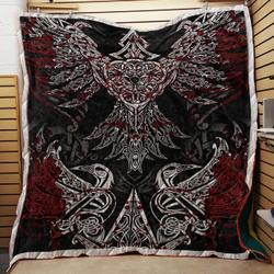 Huginn Quilt Blanket  Limited and Home Decor