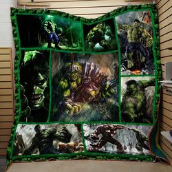 Hulk Fabric Quilt Blanket and Home Decor