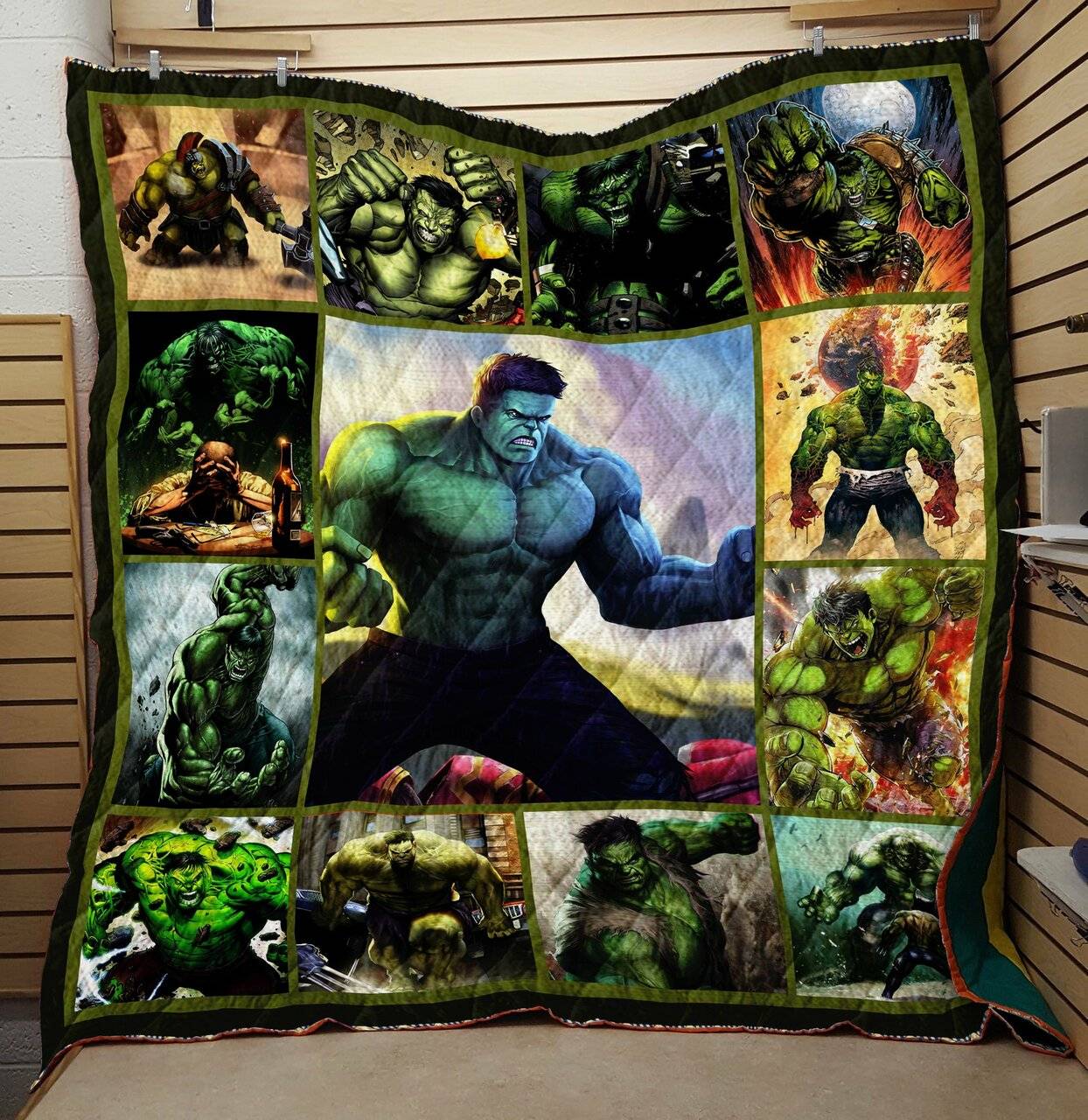 Hulk Quilt and Home Decor