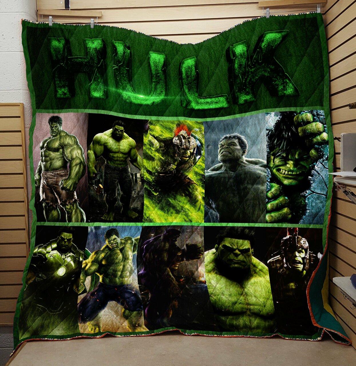 Hulk Superhero Fabric Quilt and Home Decor