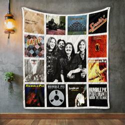 Humble Pie Album Covers Quilt Blanket and Home Decor