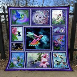 Hummingbird Beautiful Hummingbirds Quilt Blanket Dhc04011700Dd and Home Decor