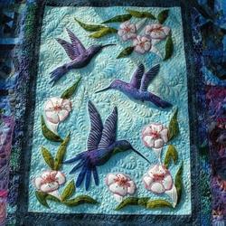 Hummingbird Cla1010334Q Quilt Blanket and Home Decor