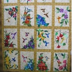 Hummingbird Cla1710391Q Quilt Blanket and Home Decor