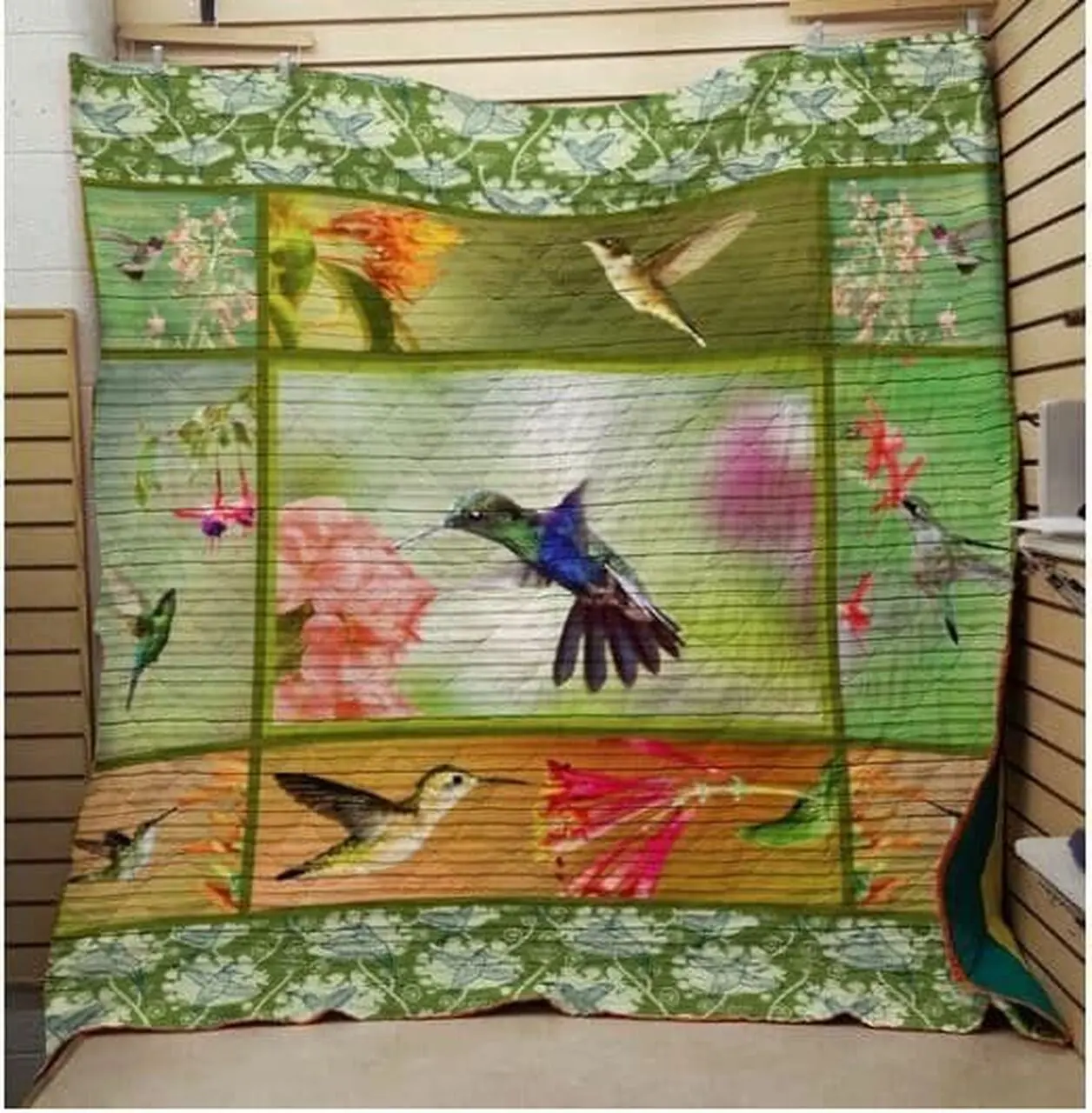 Hummingbird Fly To The Sky Sc Quilt Derqfe and Home Decor
