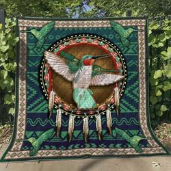 Hummingbird Hnto Hummingbird Quilt Blanket Dhc03011428Dd and Home Decor