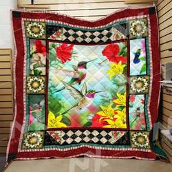 Hummingbird Quilt Blanket Dhc0910364Vt and Home Decor