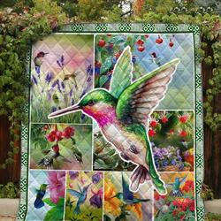 Hummingbird Quilt Cjp and Home Decor