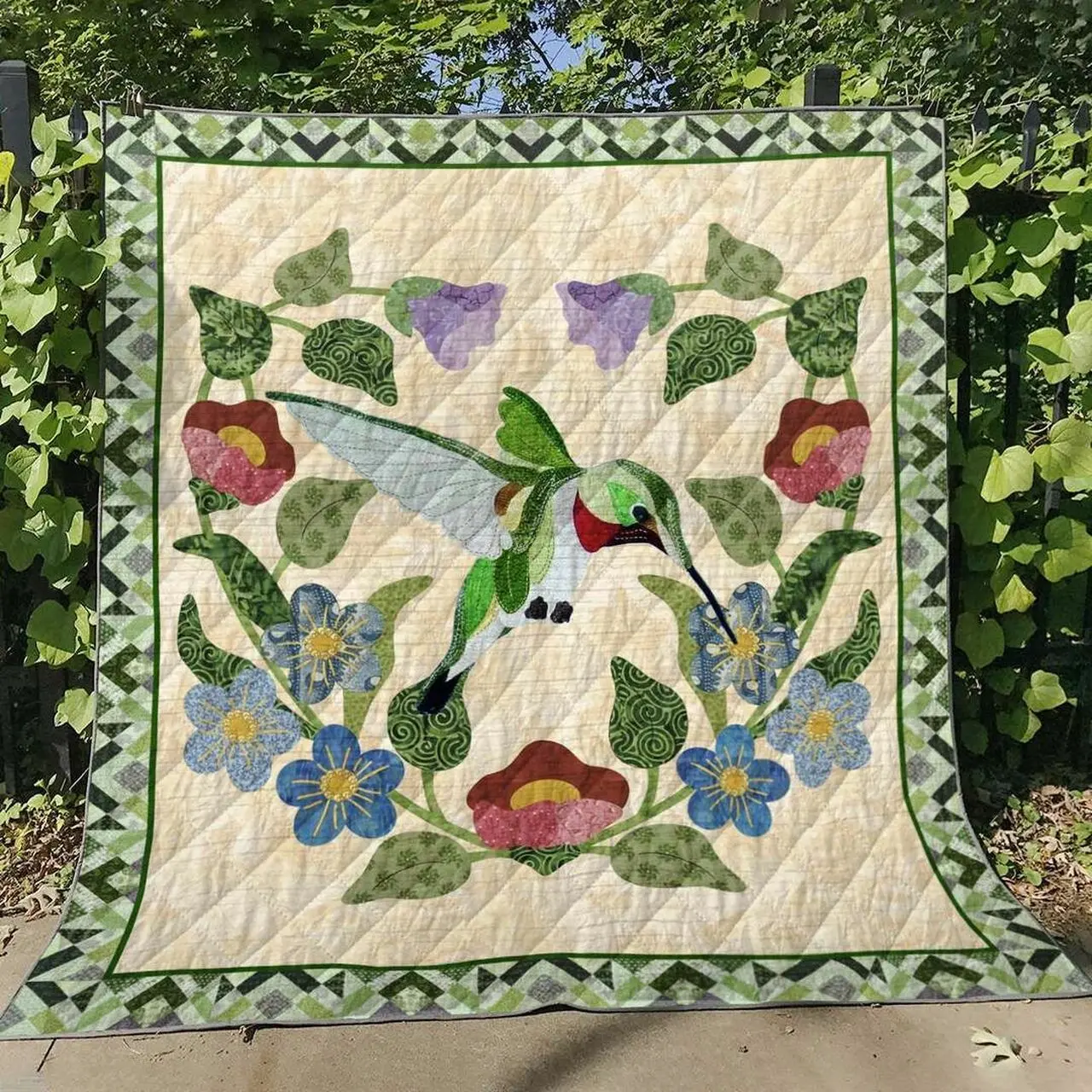 Hummingbird Tl150610 Quilt Blanket and Home Decor