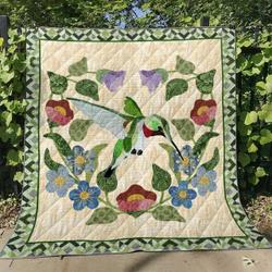 Hummingbird Tl150610 Quilt Blanket and Home Decor