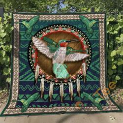 Hummingbird V2 Blanket TH2906 Quilt and Home Decor