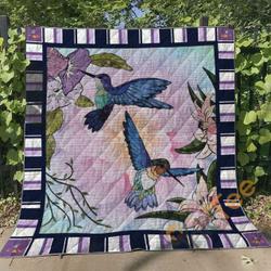 Hummingbird V3 Blanket TH2906 Quilt and Home Decor