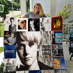 Hunter Hayes Quilt Blanket For Fans Ver 17      and Home Decor