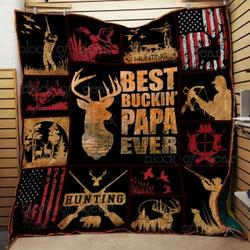 Hunting Cl2100261Mdq Quilt Blanket and Home Decor