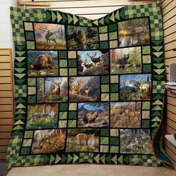 Hunting Cla1610726Q Quilt Blanket and Home Decor