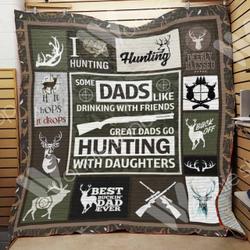 Hunting Dad Quilt Blanket Dhc1102376Td and Home Decor