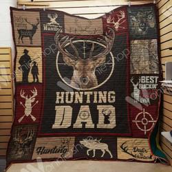 Hunting Dad Quilt Blanket Dhc1102394Td and Home Decor