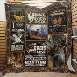 Hunting Dad Quilt Ury and Home Decor