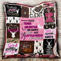 Hunting Girl Cl2100260Mdq Quilt Blanket and Home Decor