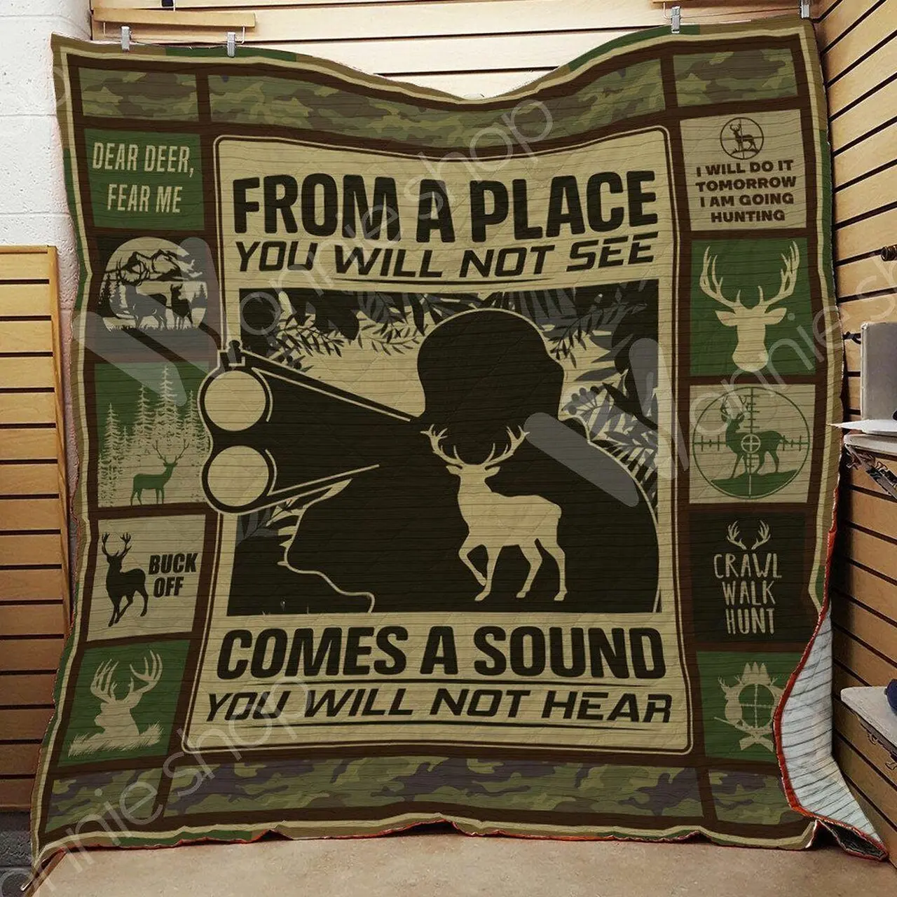 Hunting Hur Quilt Bevrna and Home Decor