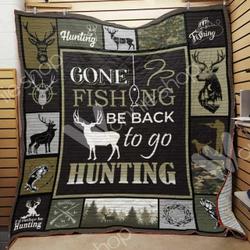 Hunting Quilt Blanket Dhc11029Td and Home Decor