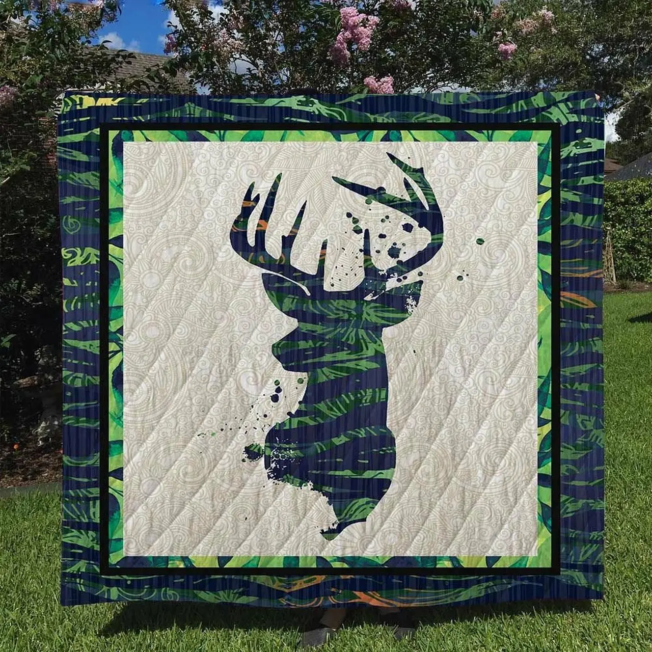 Hunting Quilt Blanket Dhc170120803Td and Home Decor