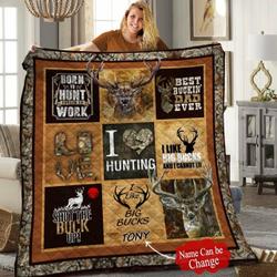 Hunting Quilt Blanket Hhh300502Nh and Home Decor