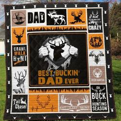 Hunting Quilt Blanket Ver 19  Quilt and Home Decor