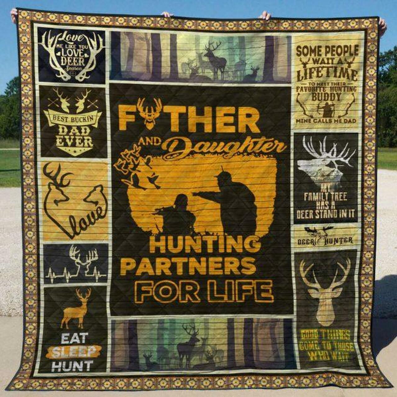 Hunting Quilt Blanket Ver 28 Quilt and Home Decor