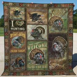 Hunting Quilt Blanket Ver 37  Quilt and Home Decor