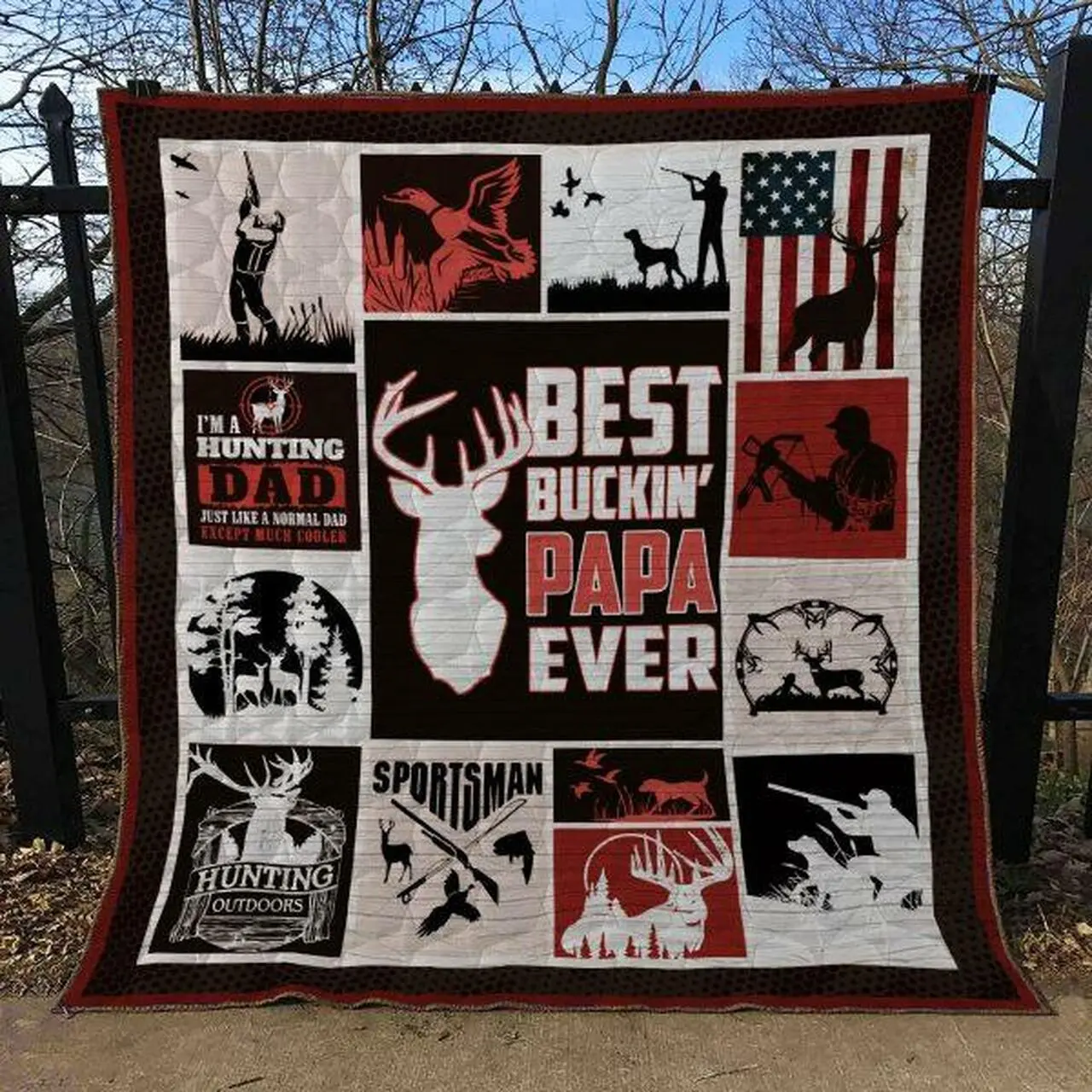 Hunting Quilt Blanket Ver 47 Quilt and Home Decor