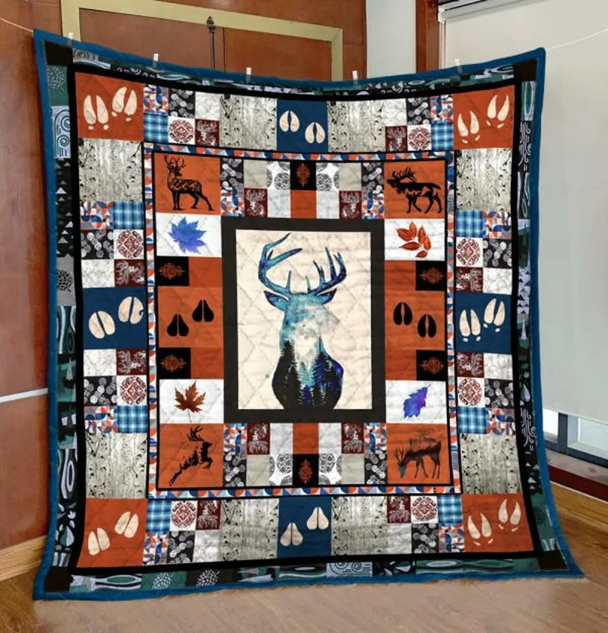 Hunting Quilt Blanket Ver 51 Quilt and Home Decor