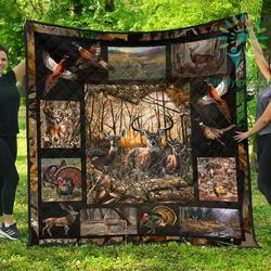 Hunting Quilts Blanket Dhc090120741Td and Home Decor