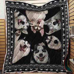 Husky 03 Blanket Th10072019 Quilt and Home Decor