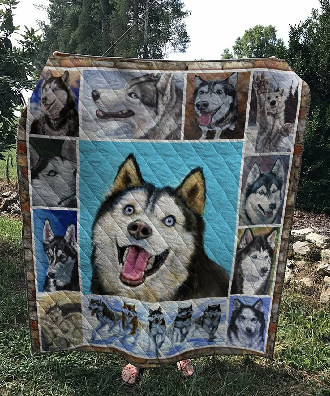 Husky 7 Quilt and Home Decor